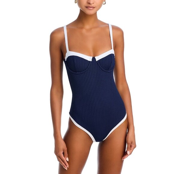 Aqua Other - AQUA Underwire One Piece Swimsuit - Navy medium NWT